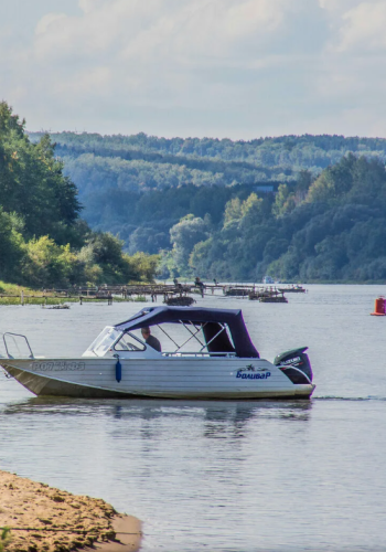 Прогулки на катере по реке Оке